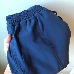 Blue lululemon cropped joggers